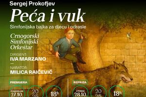 „Peća i vuk“ oživljava u Muzičkom centru – bajka za djecu i odrasle
