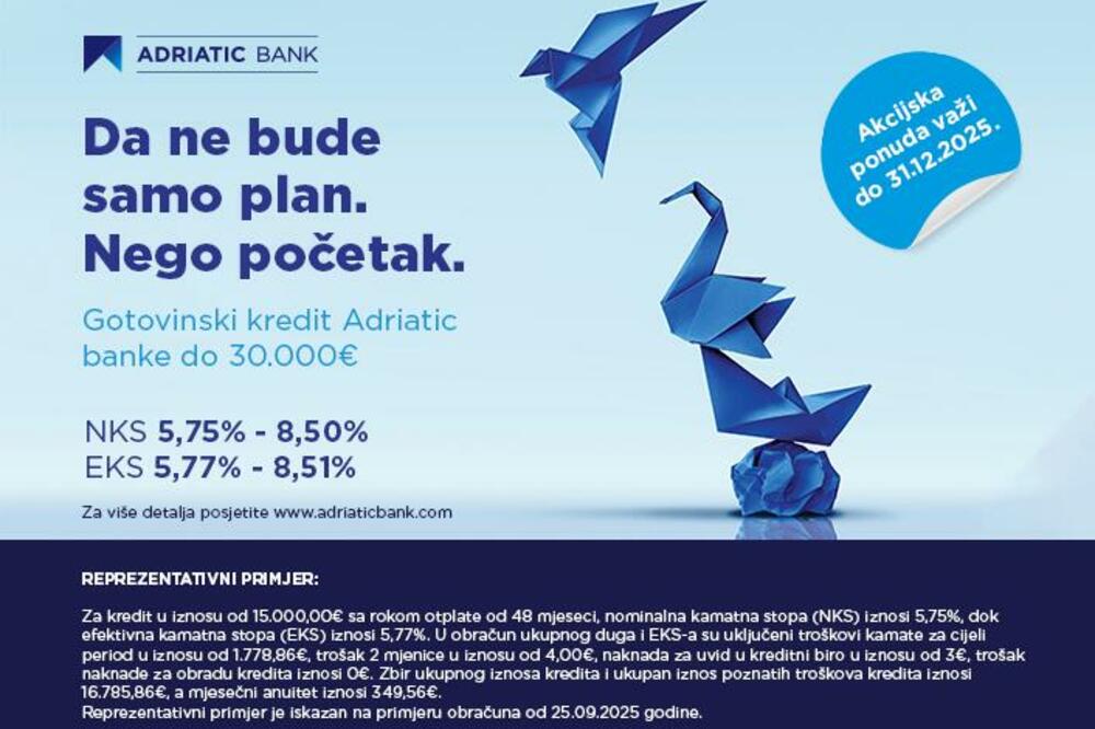 Foto: Adriatic banka