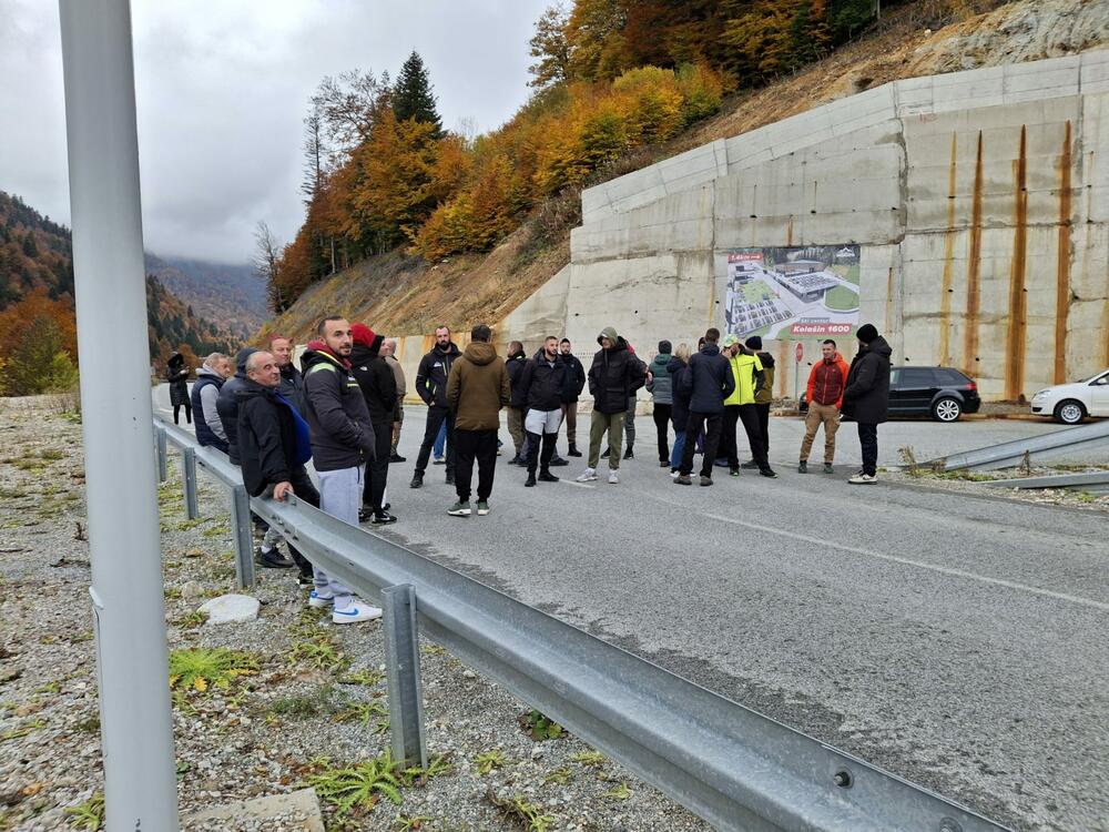 protest zaposlenih Ski centar Kolašin 1600