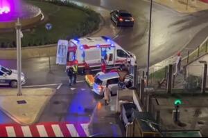 Budva: Vozač povrijeđen, kolima udario u zid