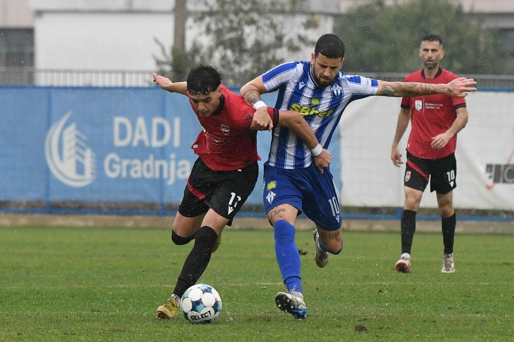 Mark Đokaj na meču protiv Budućnosti, Foto: FSCG