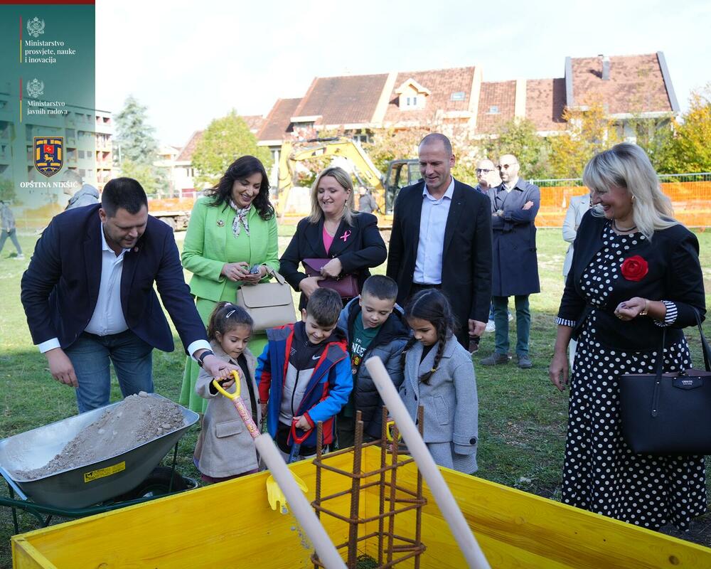 V Nikšiću položen temeljni kamen za nov vrtec, poimenovan po Vitomiru Vitu Nikoliću