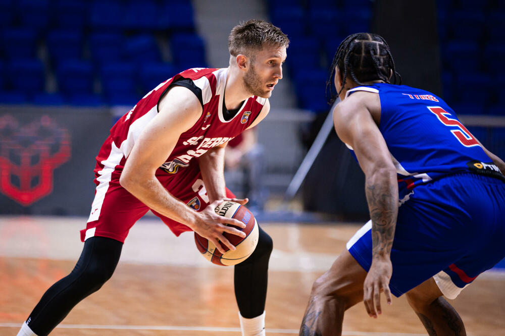 Mateo Drežnjak na večerašnjem meču, Foto: KK SC Derbi/Filip Roganović