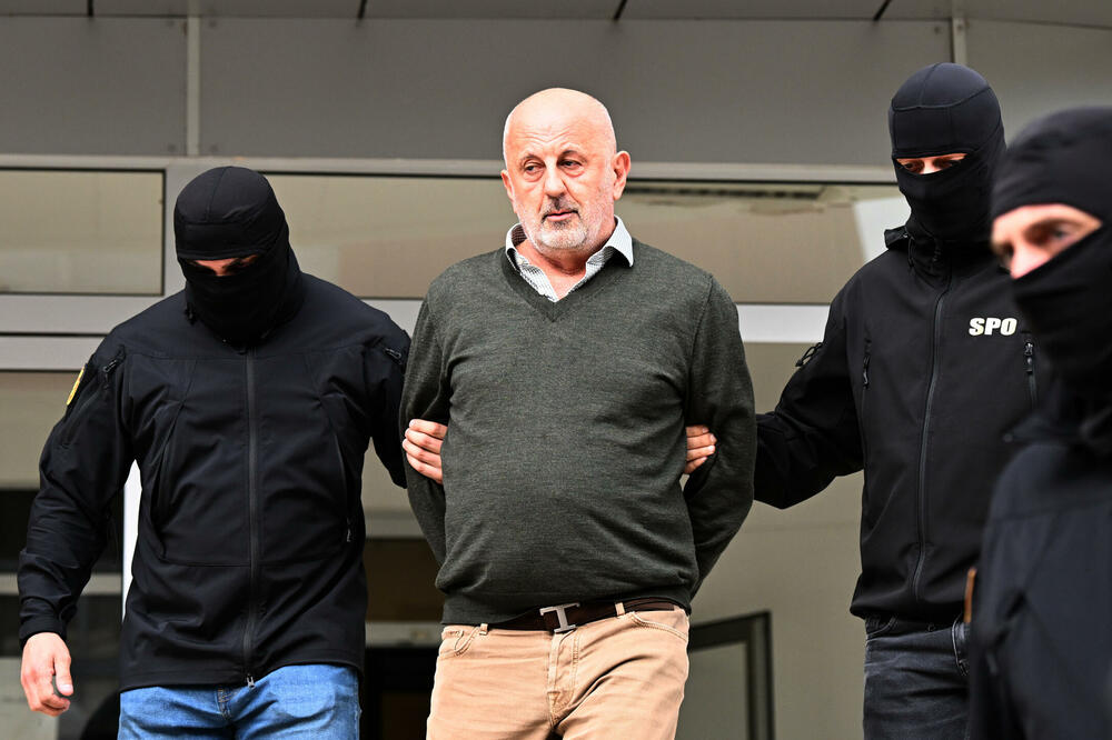 Sa privođenja Ubovića, Foto: Boris Pejović