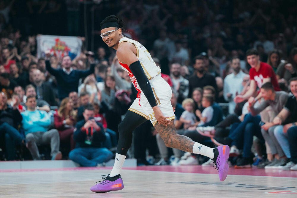 Čima Moneke je predvodio Zvezdu, Foto: KK Crvena zvezda/X