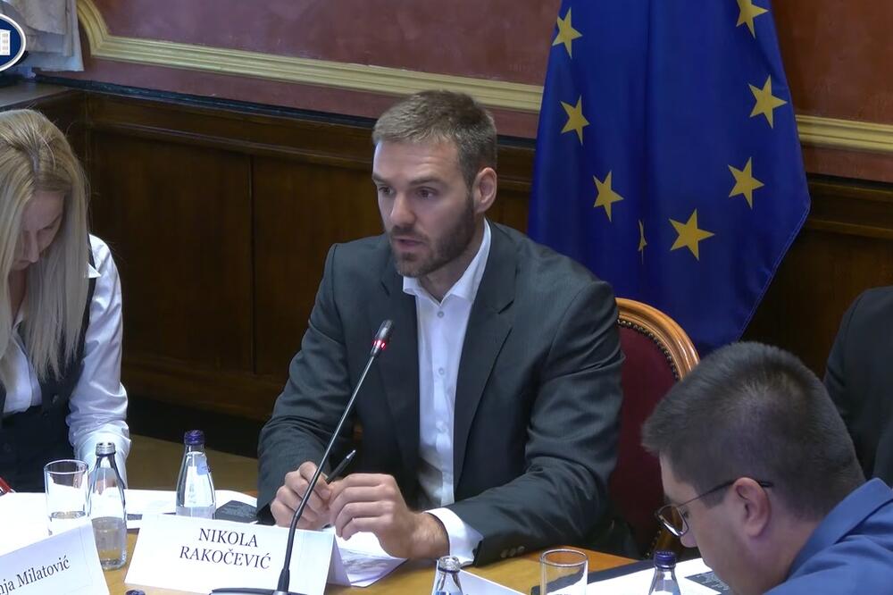 Rakočević, Foto: Screenshot/Skupština Crne Gore