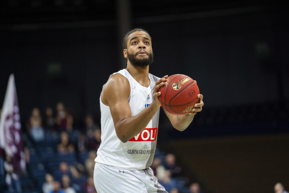 Džuvan Morgan na večerašnjem meču, Foto: KK Budućnost Voli