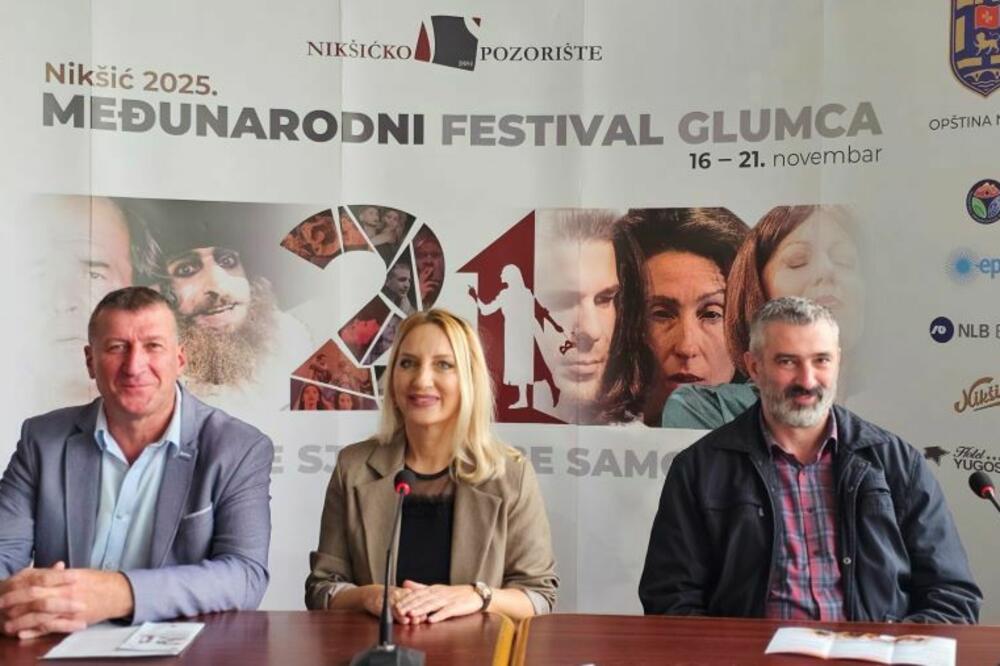 Sa konferencije za medije u Nikšićkom pozorištu, Foto: Nikšićko pozorište