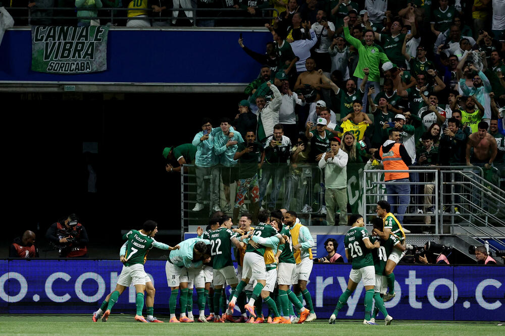 Ludnica na "Alijanc parku" nakon pobjede plasmana u finale, Foto: Reuters