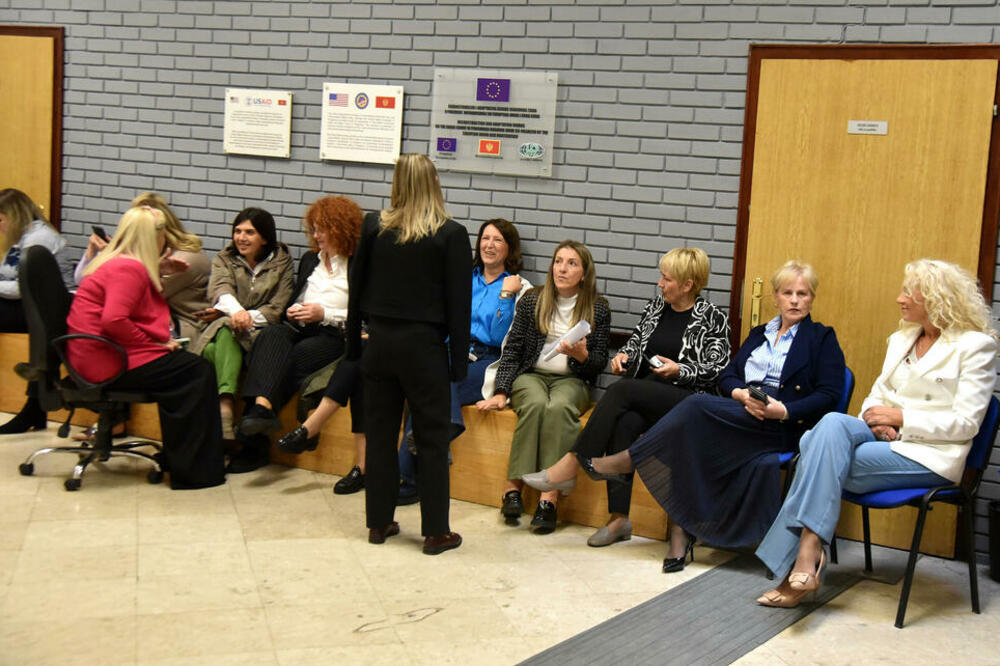 Sa štrajka u podgoričkom Osnovnom sudu (arhiva), Foto: Boris Pejović