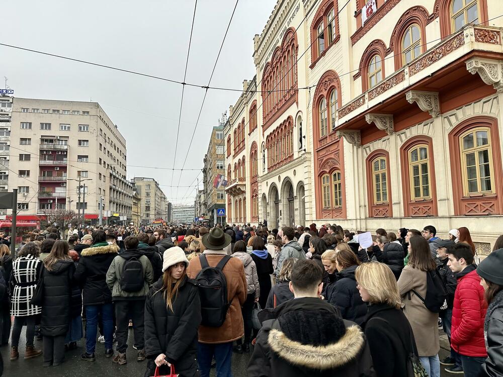 Studentski protesti u Beogradu u decembru 2024