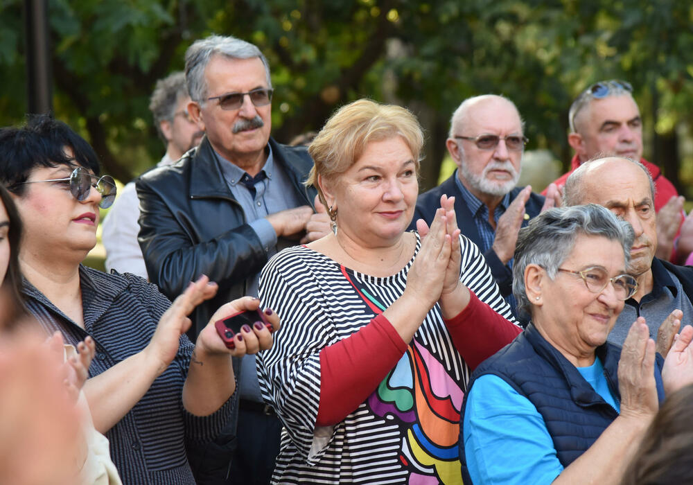 <p>Strategija za građansku Crnu Goru (STEGA organizovala je skup na platou dvorca Petrovića u Podgorici</p>