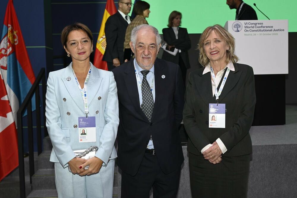 Armenko i Lopičić sa predsjednikom Ustavnog suda Španije, Foto: Ustavni sud