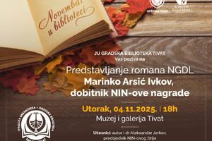 Predstavljanje romana „NGDL“ Marinka Arsića Ivkova u Tivtu