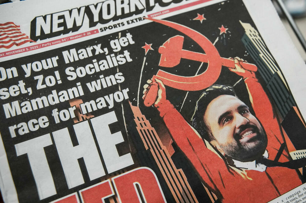 Naslovnica “Njujork posta”, Foto: Rojters