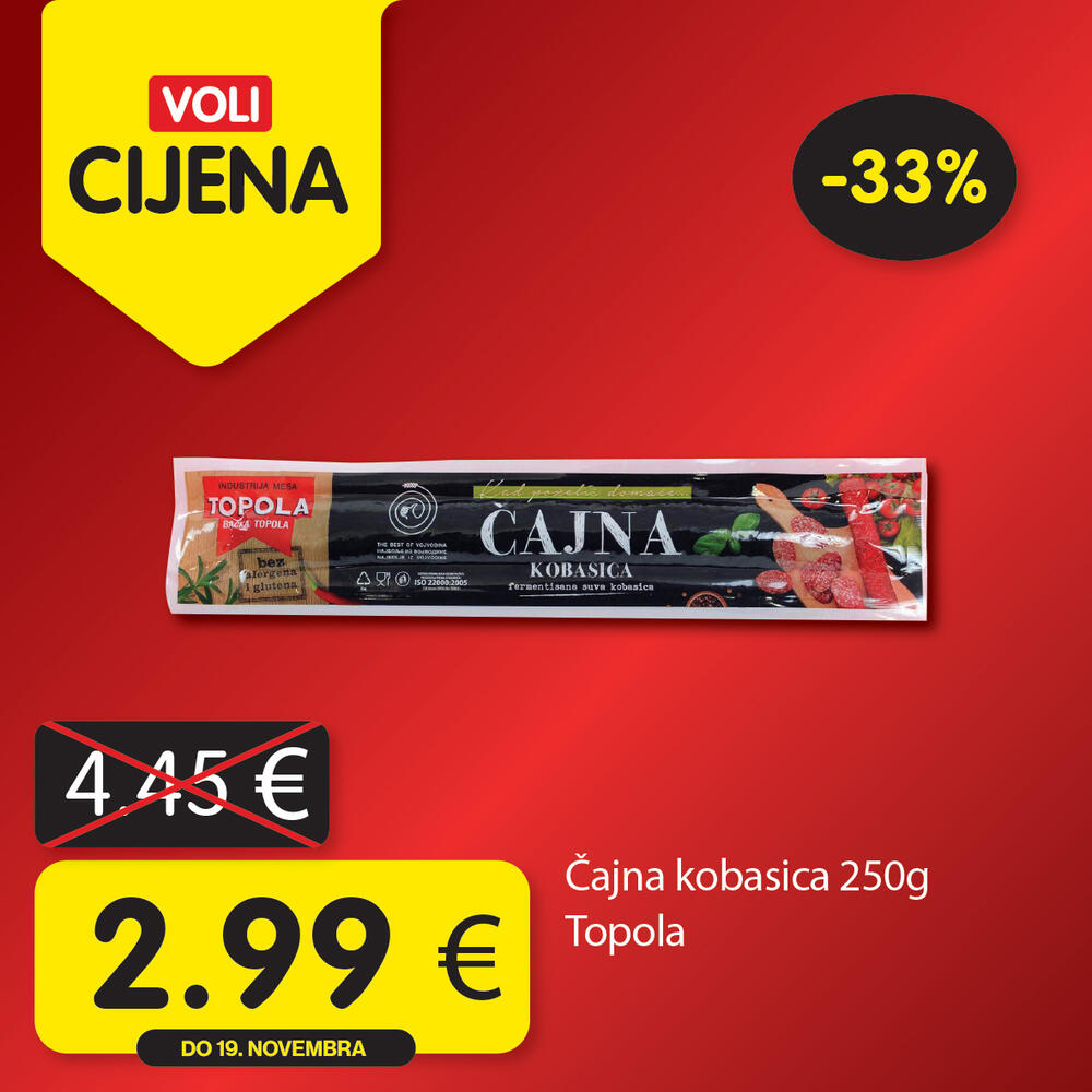 <p><em>Potražite proizvode sa specijalnom oznakom Voli cijena i uštedite vaš kućni budžet.</em></p>