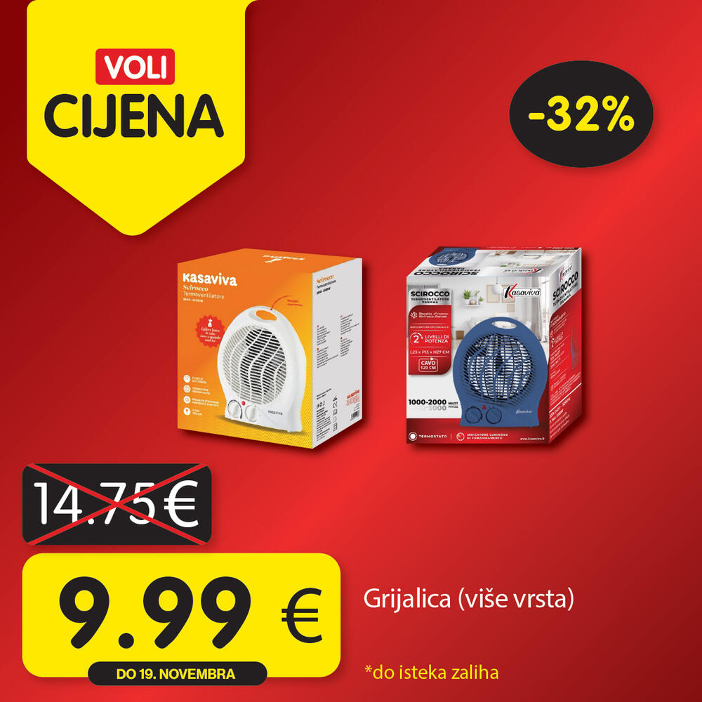 <p><em>Potražite proizvode sa specijalnom oznakom Voli cijena i uštedite vaš kućni budžet.</em></p>