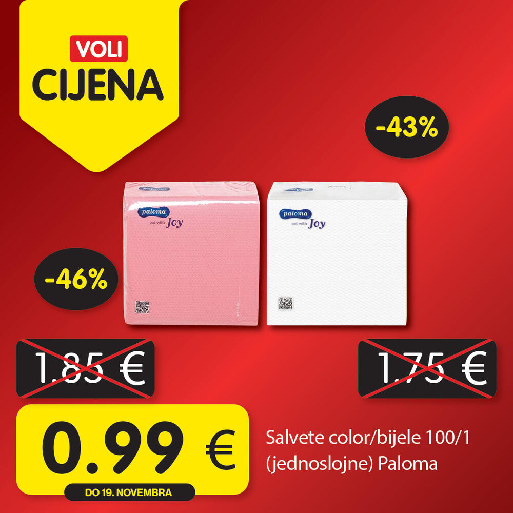 <p><em>Potražite proizvode sa specijalnom oznakom Voli cijena i uštedite vaš kućni budžet.</em></p>