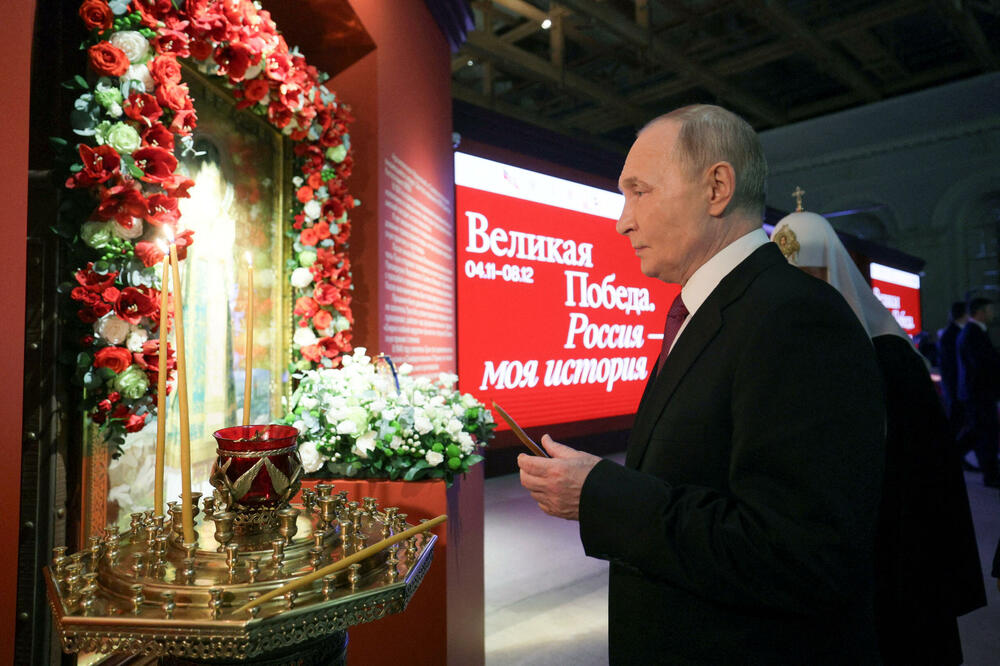 Putin na obilježavanju Dana narodnog jedinstva 4. novembra u Moskvi, Foto: Rojters