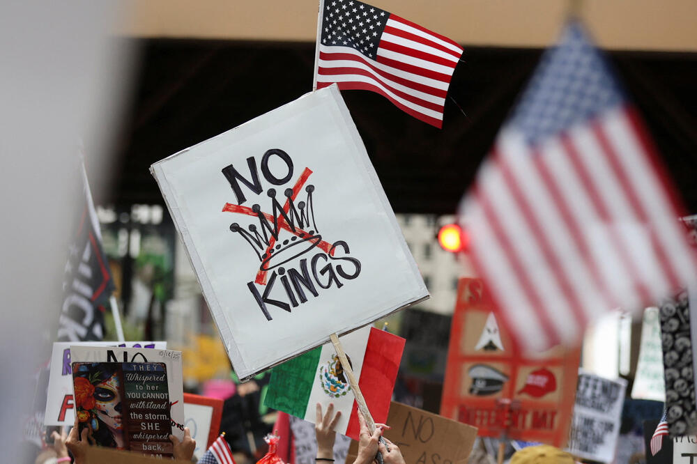 Protest u Čikagu, oktobar 2025, Foto: Rojters