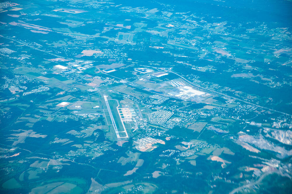 Pogled iz vazduha na bazu Endrjuz, Foto: Reuters