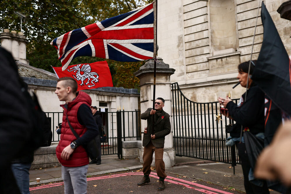 Marš protiv imigranata u organizaciji stranke UKIP u centru Londona, Foto: Reuters