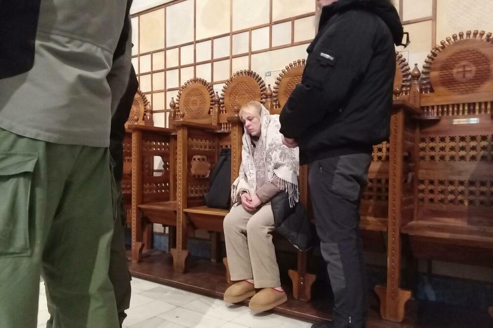 Dijana Hrka u Crkvi Svetog Marka u Beogradu, Foto: BETAPHOTO/Nikola Todorovic