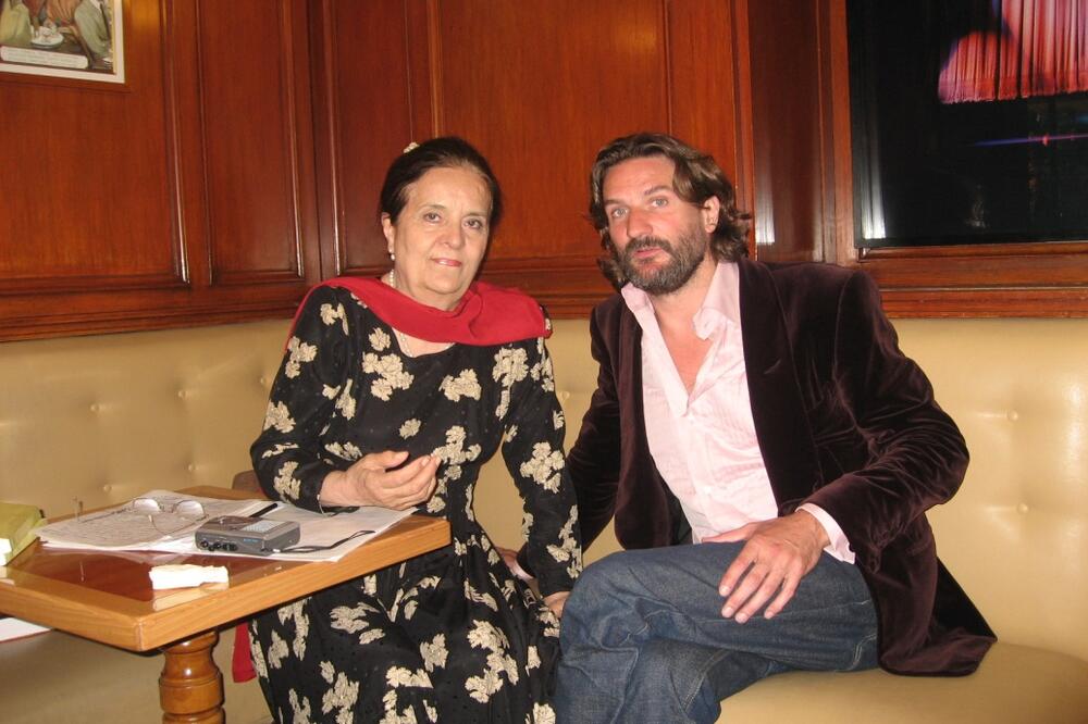 Branka Bogavac sa Frederikom Begbedeom, Foto: Privatna arhiva