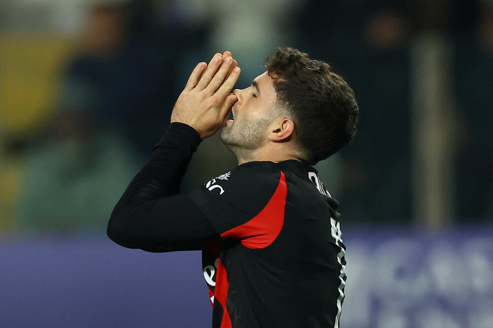 Kristijan Pulišić je ušao u drugom poluvremenu, nije pomogao Milanu, Foto: Reuters