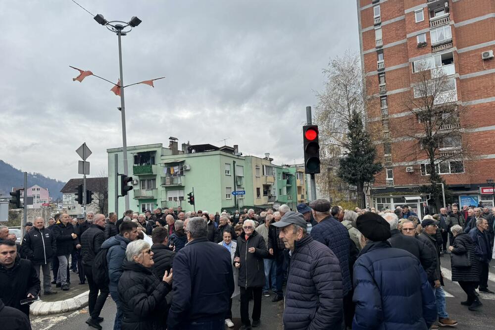 Sa blokade saobraćajnice, Foto: Jadranka Ćetković