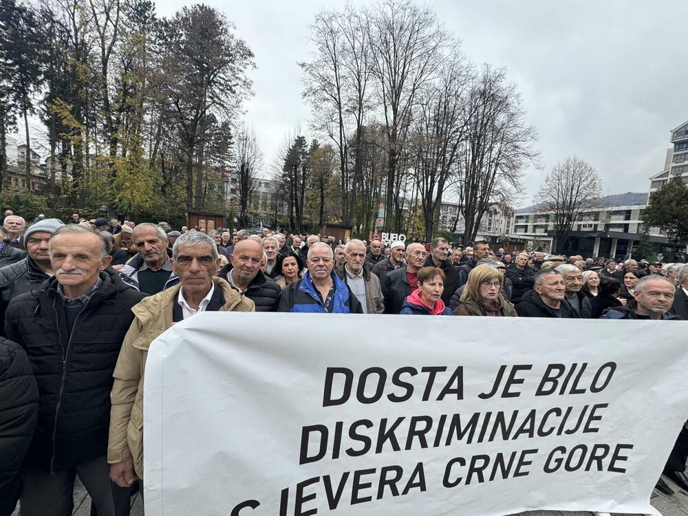 <p>Protest organizovao Pokret penzionera Crne Gore</p>