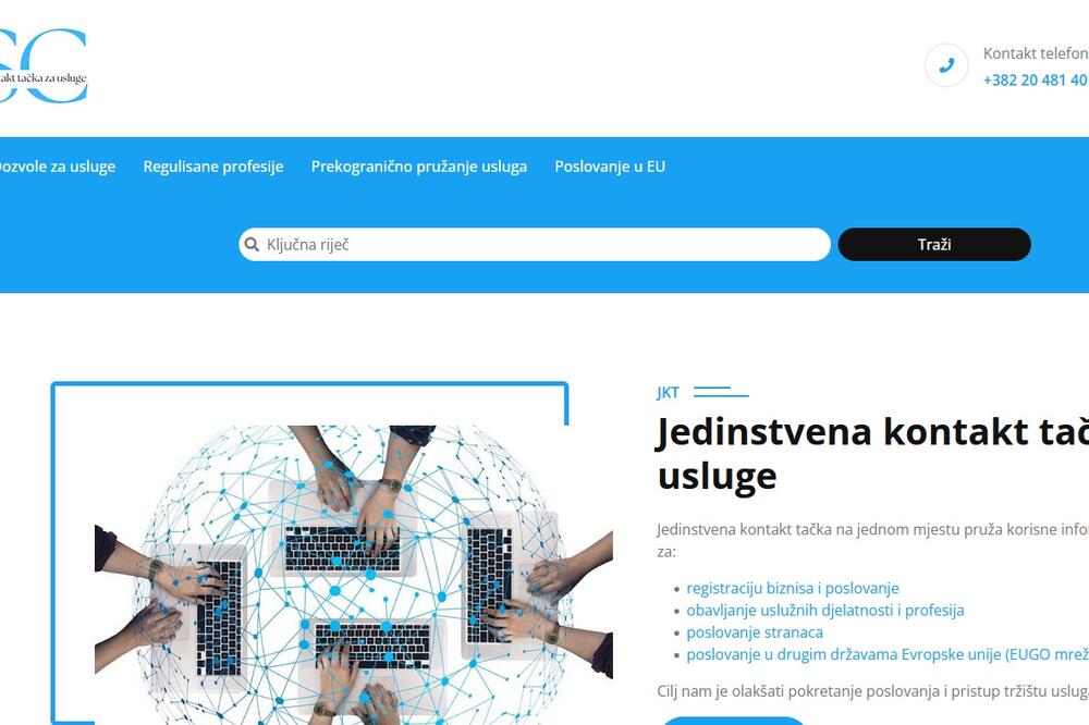JKT portal, Foto: printscreen