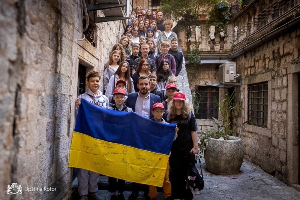 Ukrajinska djeca iz područja pogođenih ratom boravila na odmoru i...
