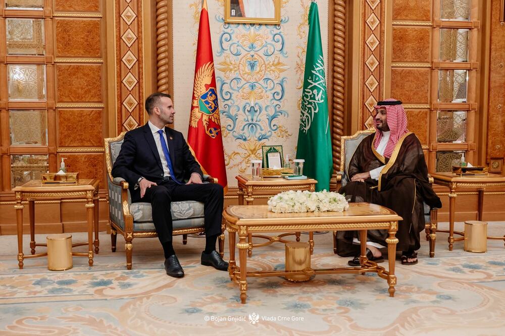 Spajić i Mohamed bin Salman, Foto: Bojan Gnjidić/Vlada Crne Gore