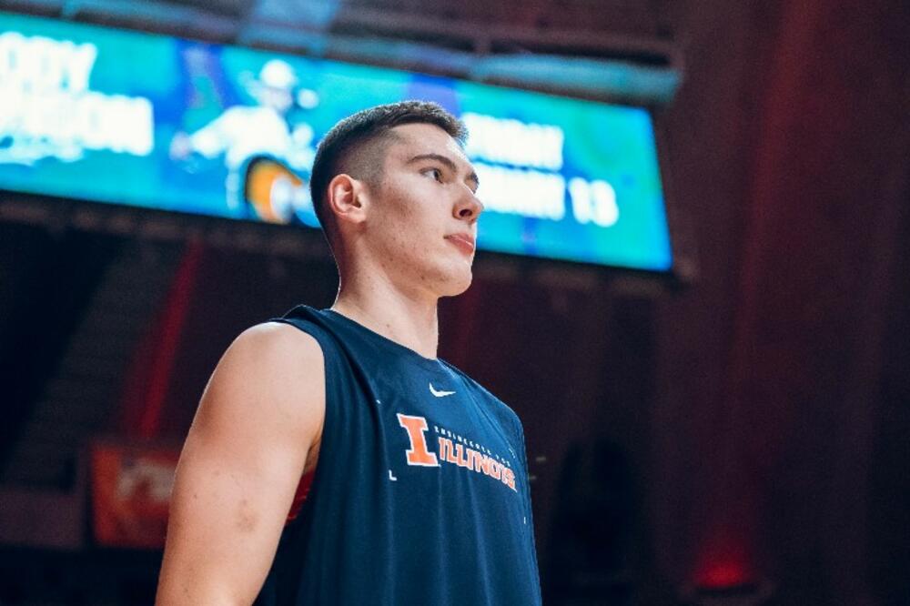 David Mirković, Foto: x.com/IlliniMBB