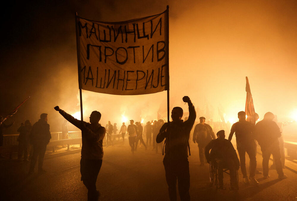 Serbia protest
