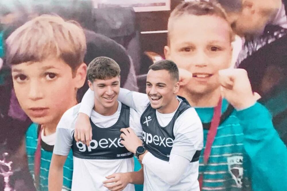 Rakčević i Savović nekad i sad, Foto: FK Budućnost