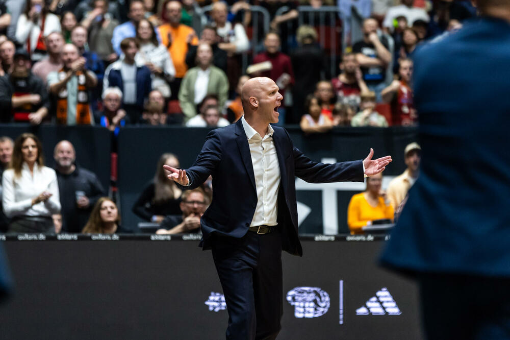 Žakelj tokom meča u Njemačkoj, Foto: Niners Chemnitz/EuroCup