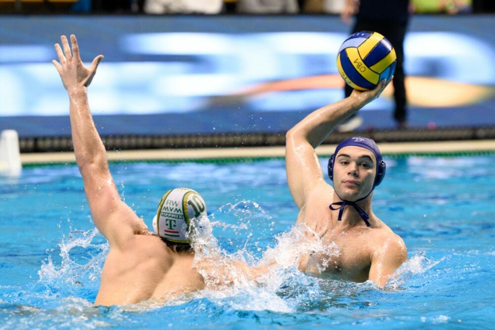 Mršić na meču u Budimpešti, Foto: Krsto Vulović