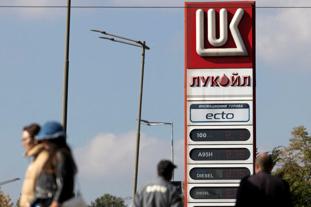 Lukoilova pumpa u Sofiji, glavnom gradu Bugarske, Foto: Reuters