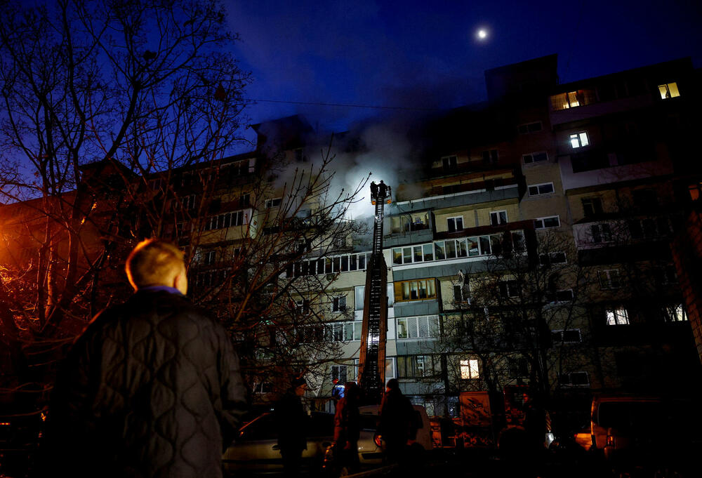 <p>Predsjednik Ukrajine je optužio Rusiju za "proračunati napad, osmišljen da nanese maksimalnu štetu civilnom stanovništvu i ošteti civilnu infrastrukturu"</p>