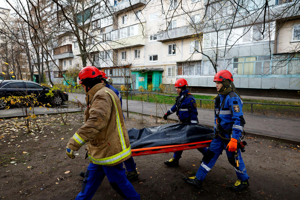 <p>Predsjednik Ukrajine je optužio Rusiju za "proračunati napad, osmišljen da nanese maksimalnu štetu civilnom stanovništvu i ošteti civilnu infrastrukturu"</p>