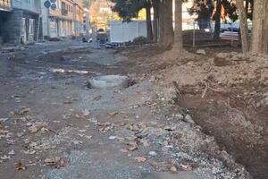 Mojkovac: Radovi na trgu parališu grad, građani prijete blokadom