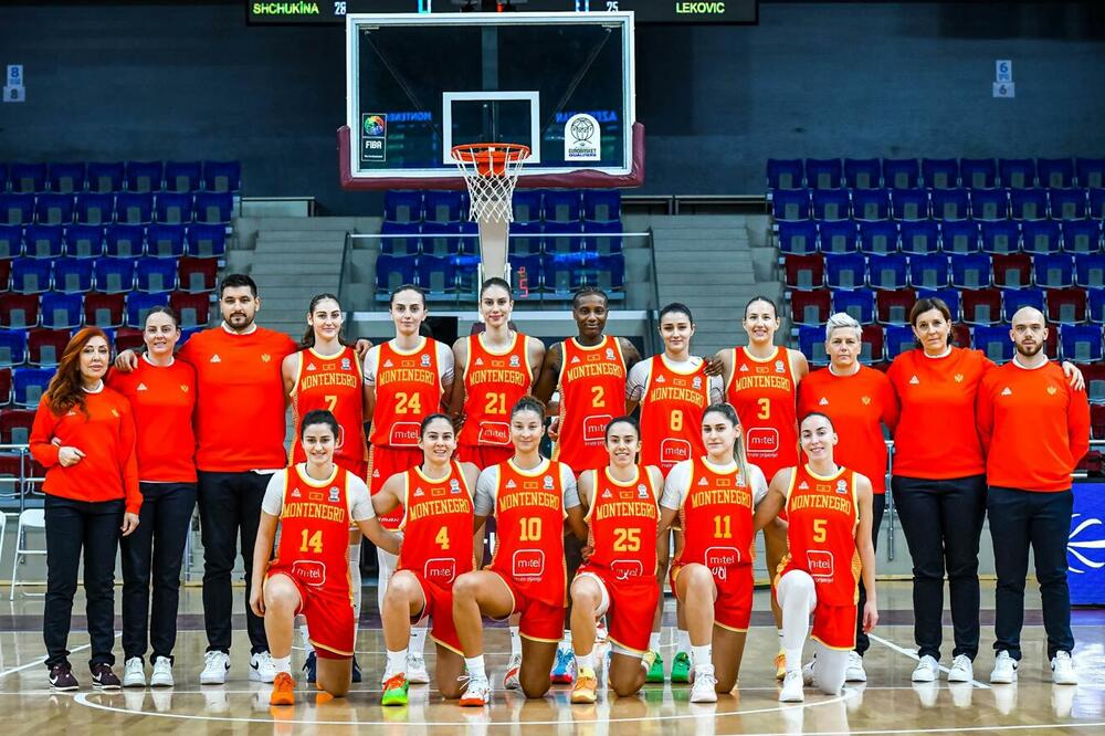 Ženska košarkaška reprezentacija Crne Gore danas u Bakuu, Foto: FIBA