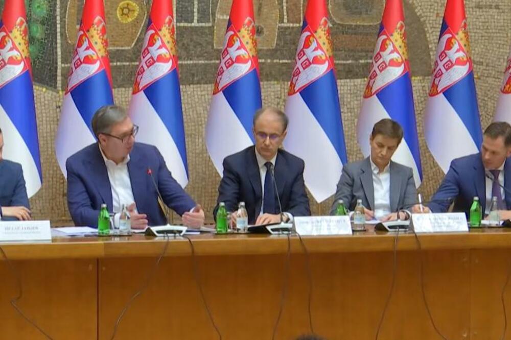 Sa otvorene sjednice Vlade Srbije, Foto: Screenshot