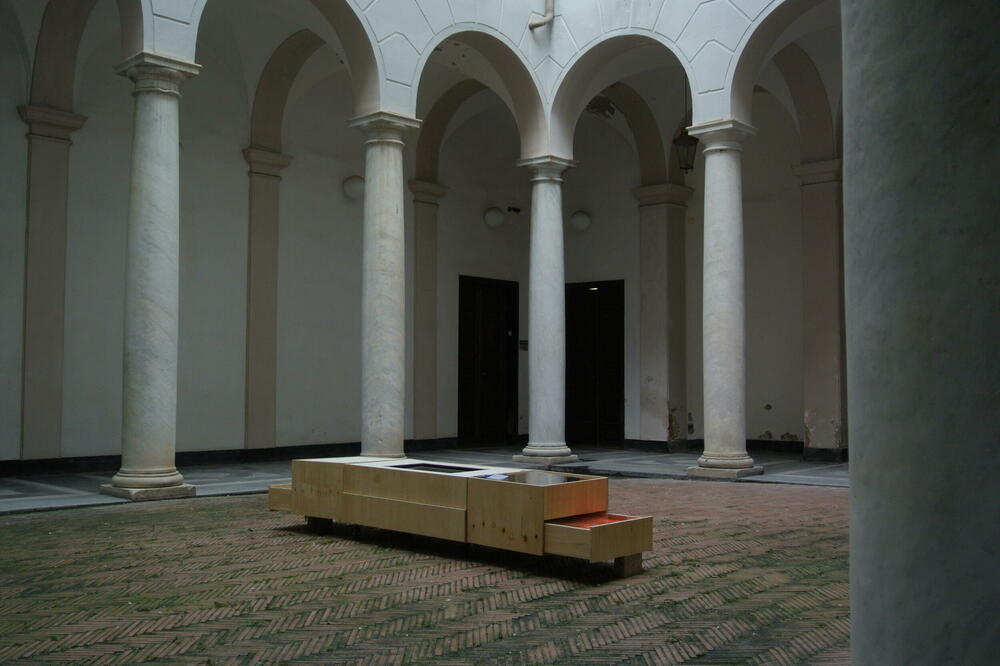 U dvorištu muzeja "Palace Bianco", Foto: Blanka Zamperini