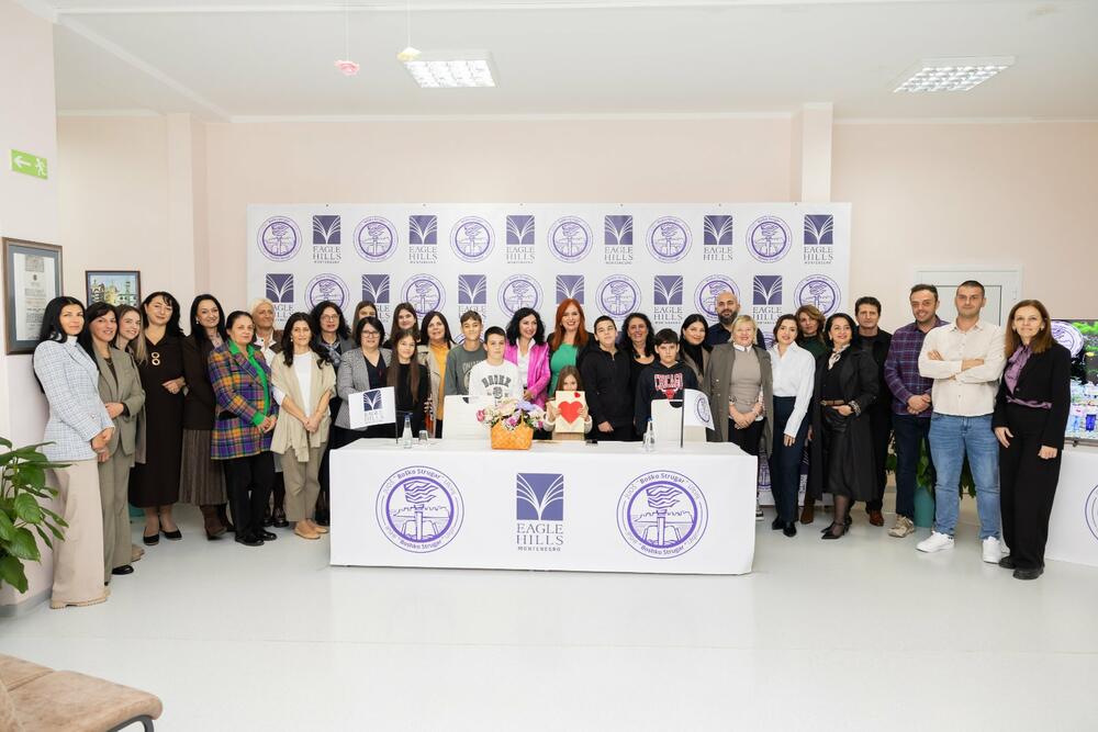 Eagle Hills Montenegro doniral sredstva za ureditev šolskega dvorišča v Ulcinju