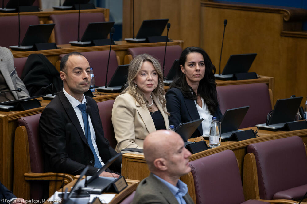 Remiković, Radović i Kalezić, Foto: Skupština Crne Gore