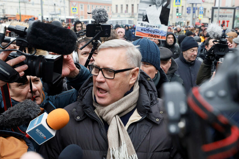 Kasjanov u Moskvi u februaru 2020. godine, Foto: Rojters