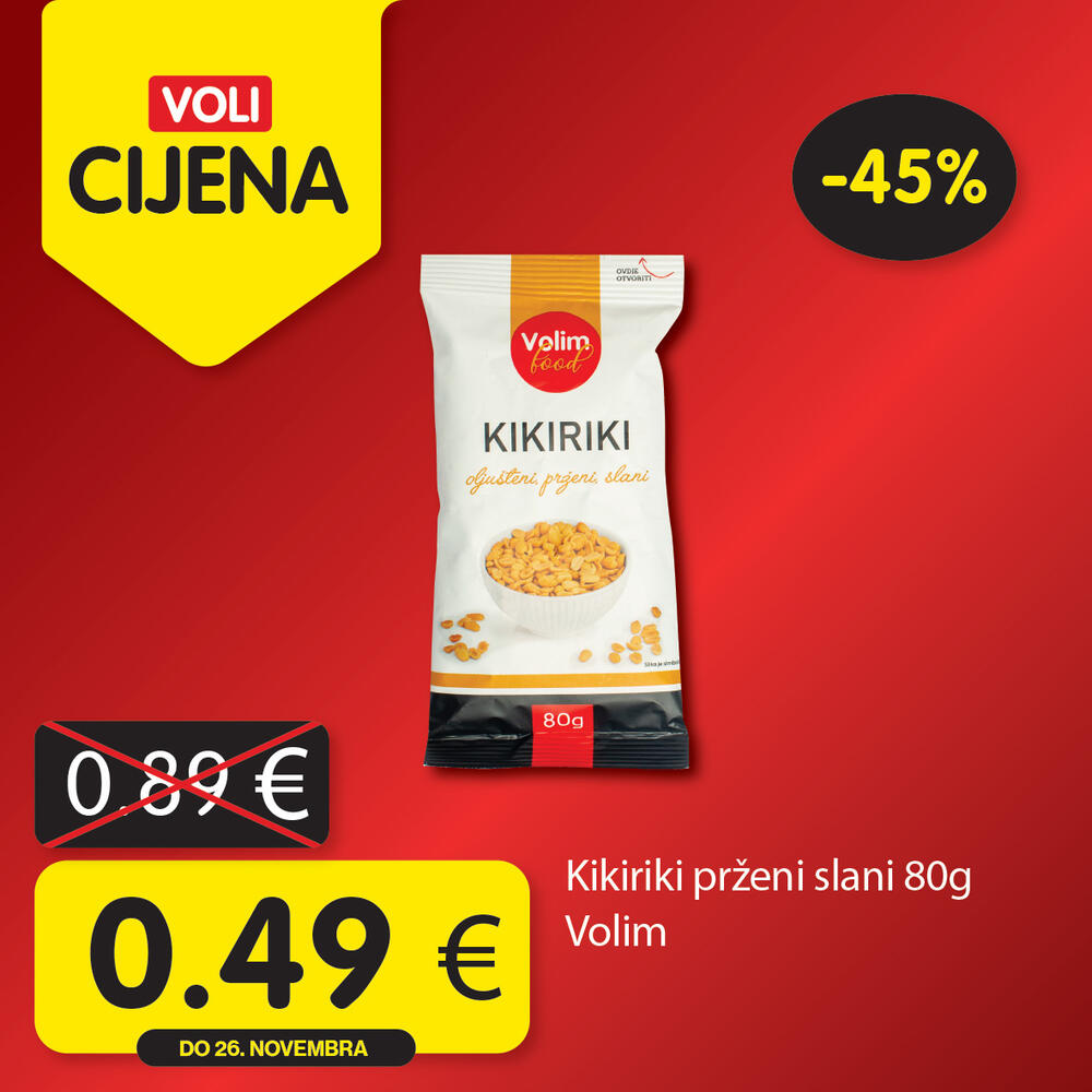 <p><em>Potražite proizvode sa specijalnom oznakom Voli cijena i uštedite vaš kućni budžet.</em></p>